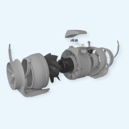 TYPHOON 125 2SP AT ERA PRO Вентилятор канальный D125 осевой 2 скорости AT